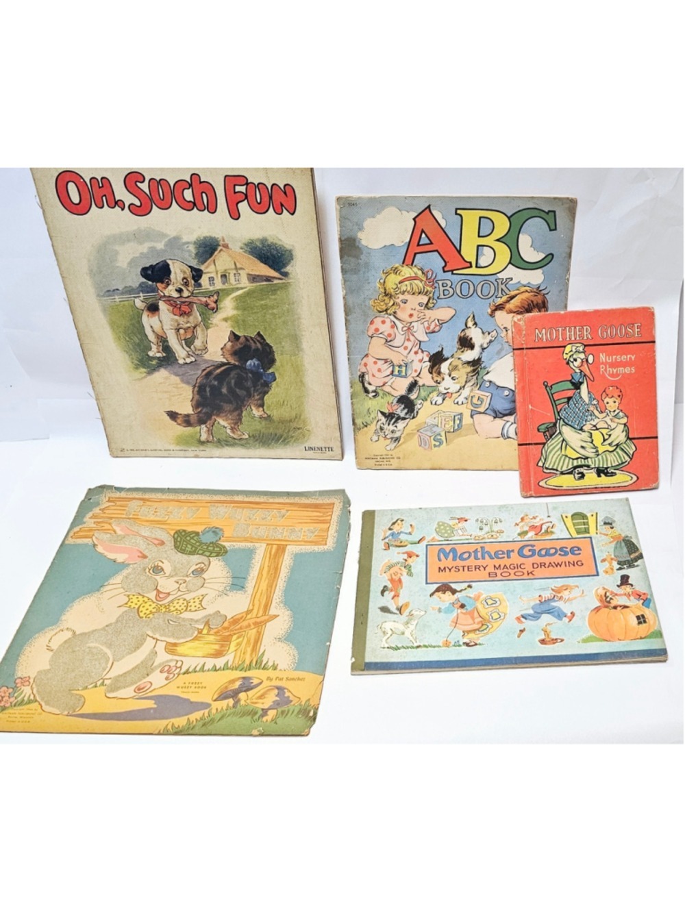Whitman Publishing Children's Book Collection Set 5 Semi-Antique